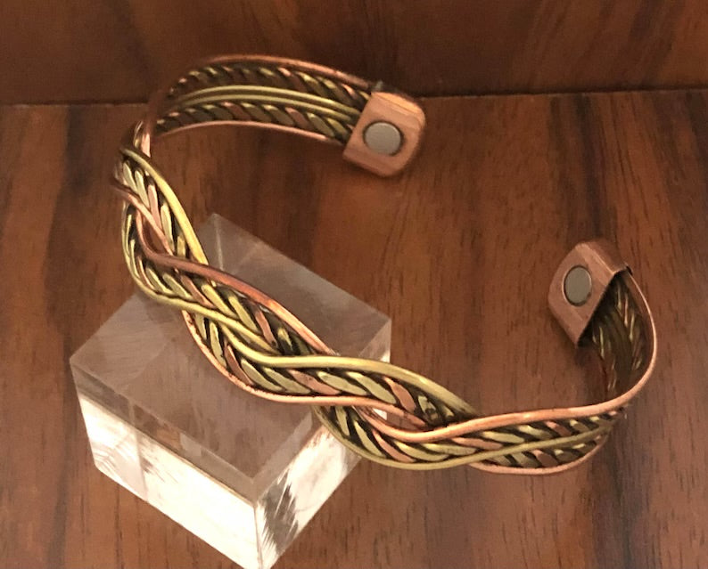 Copper Magnetic Bracelet Energy Pure Copper Cuff Bangle