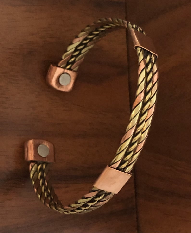 Copper Magnetic Bracelet Energy Pure Copper Cuff Bangle
