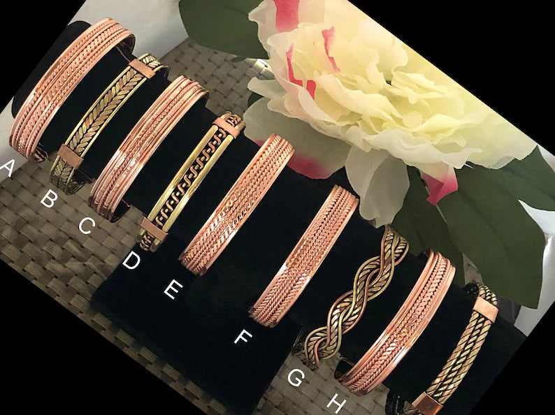 Copper Magnetic Bracelet Energy Pure Copper Cuff Bangle