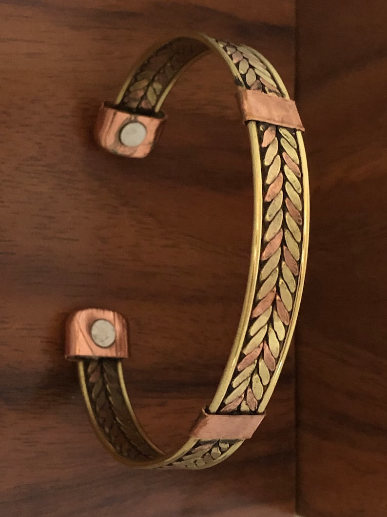 Copper Magnetic Bracelet Energy Pure Copper Cuff Bangle