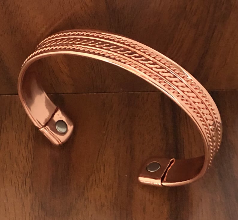 Copper Magnetic Bracelet Energy Pure Copper Cuff Bangle