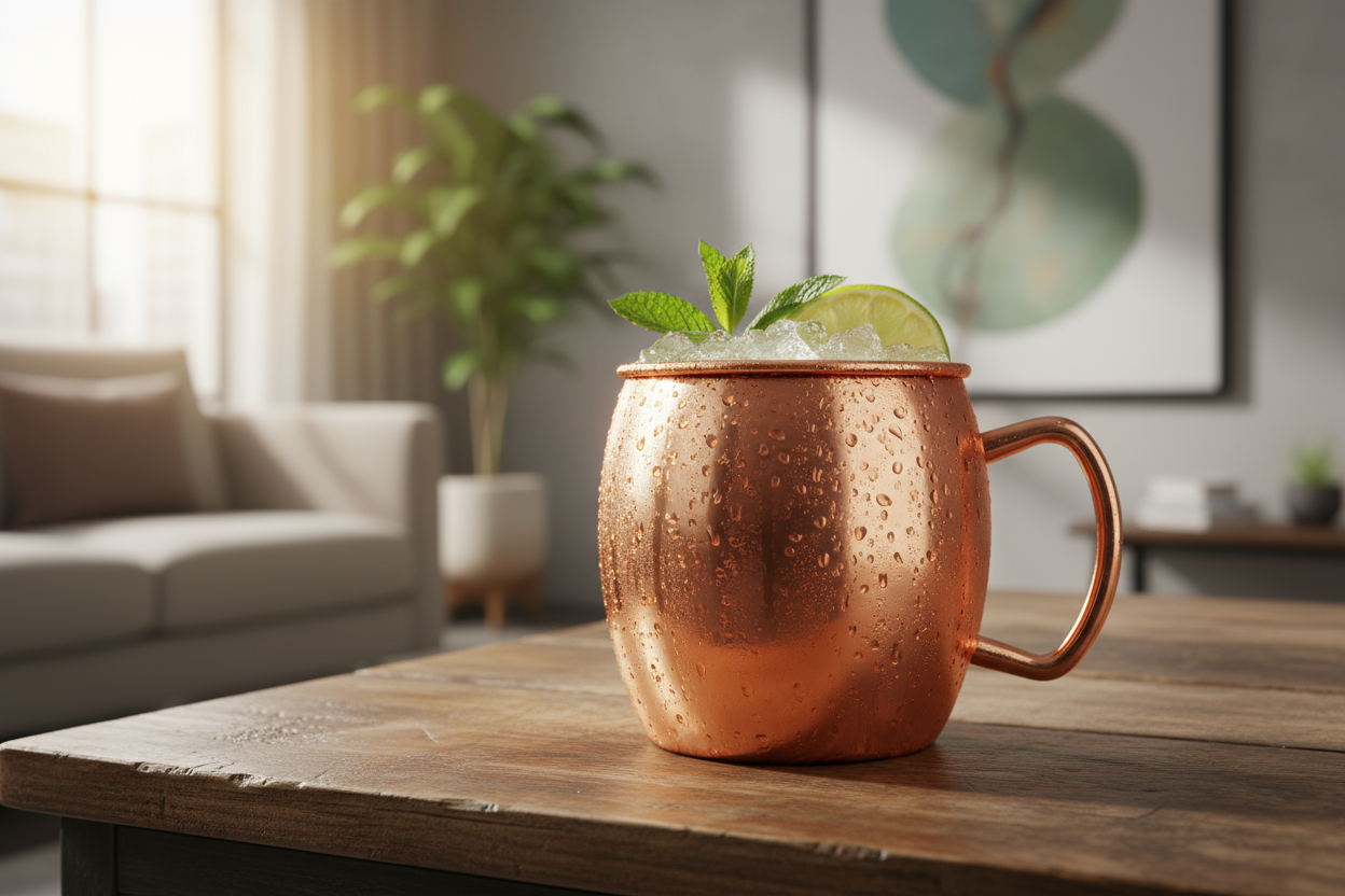 Copper cup lifestyle hero image